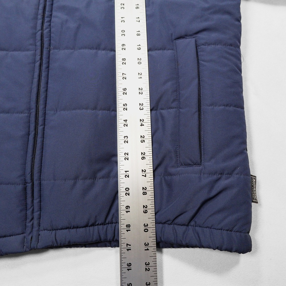 NIKE Mens L Syracuse‎ Orange Authentic Team Apparel Zip Quilted Puffer Jacket - Picture 8 of 8